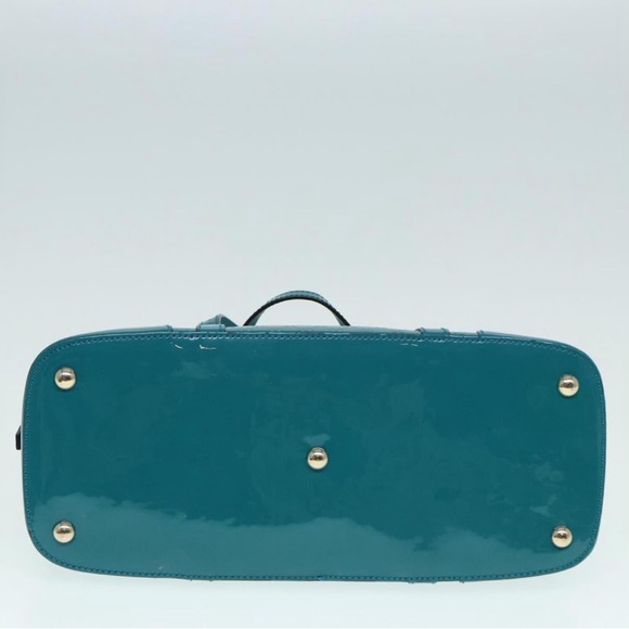 Auth Gucci Micro GG Turquoise 2Way Leather Bag - Picture 8 of 9